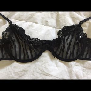 Sexy Sheer Black Bra